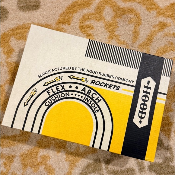 Hood 1967 Rocket High Cut Vintage Black Men's 7.5 Women's 9.5 - Picture 9 of 13